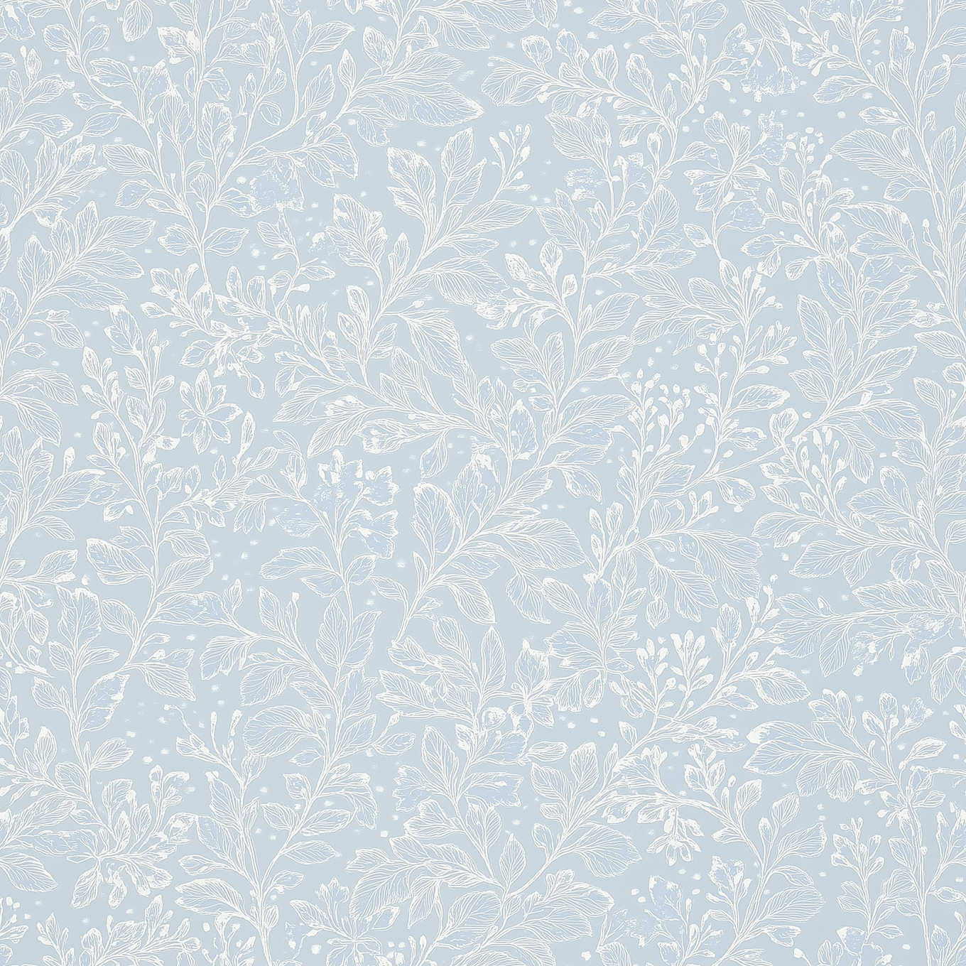 Frosted Sprig Wallpaper