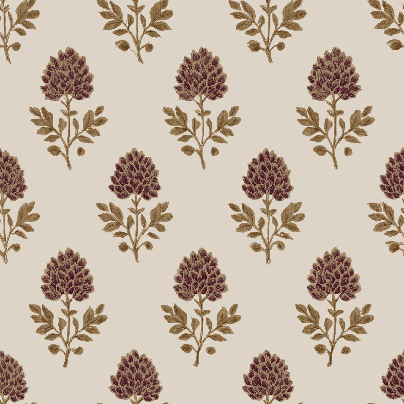 Ivy Blooms Wallpaper - Lemon Park