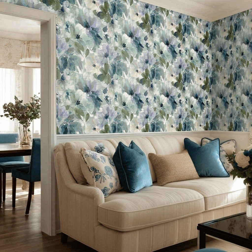 Wilding Faux Grasscloth Wallpaper