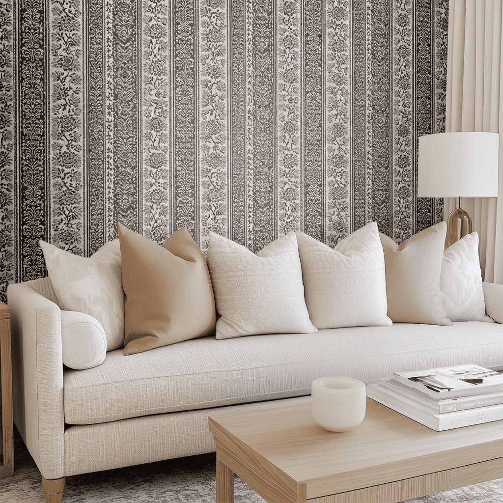 Bramblewood Faux Grasscloth Wallpaper