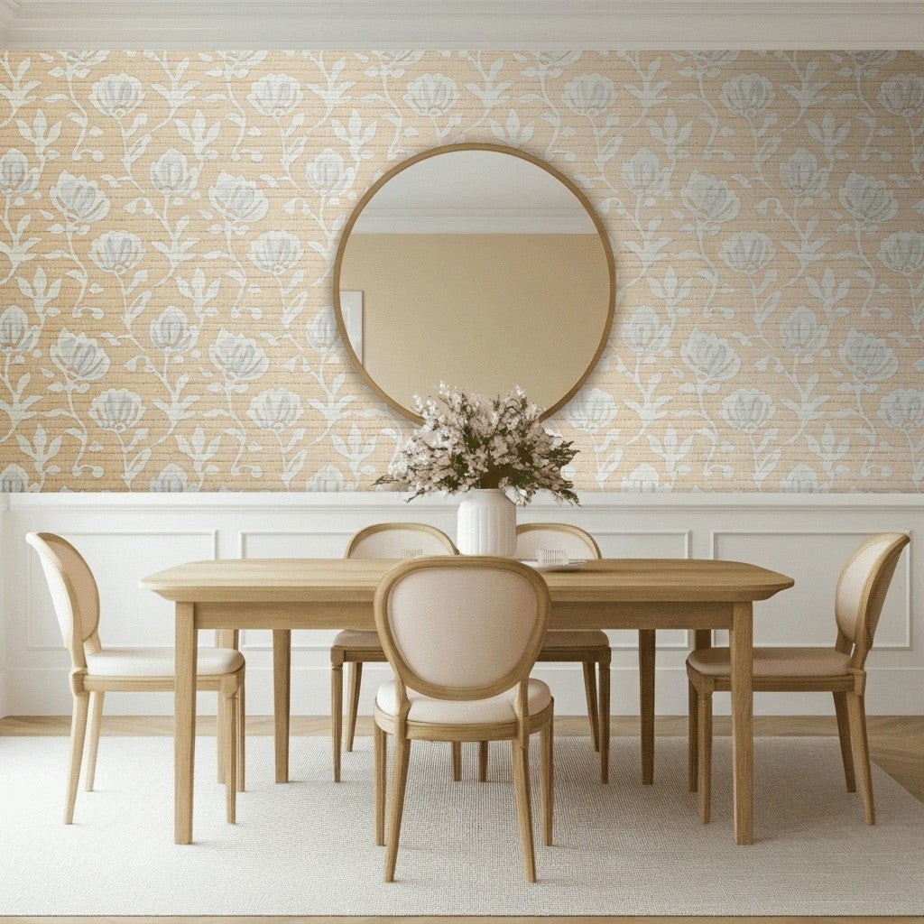 Hattie Faux Grasscloth Wallpaper