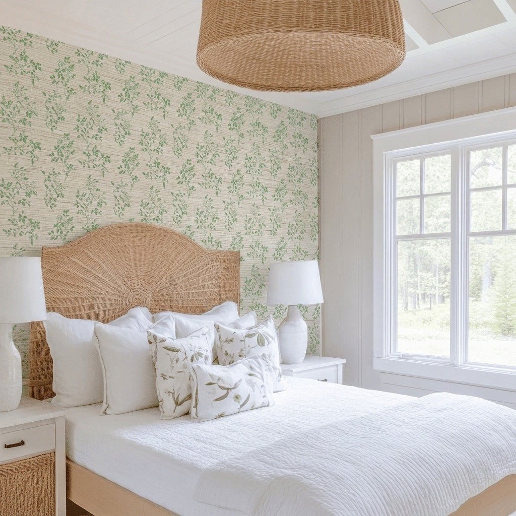 Ella Grace Faux Grasscloth Wallpaper