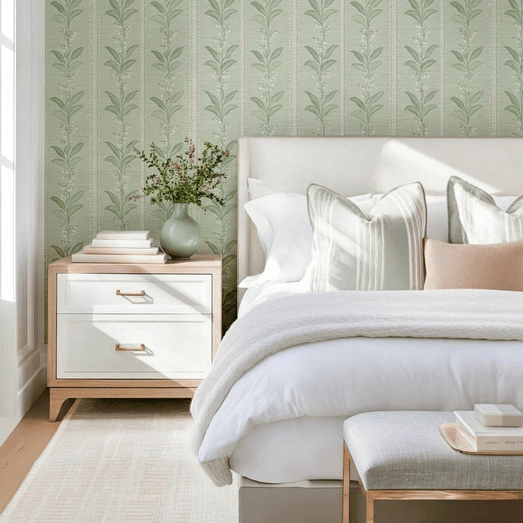 Lily Lane Faux Grasscloth Wallpaper