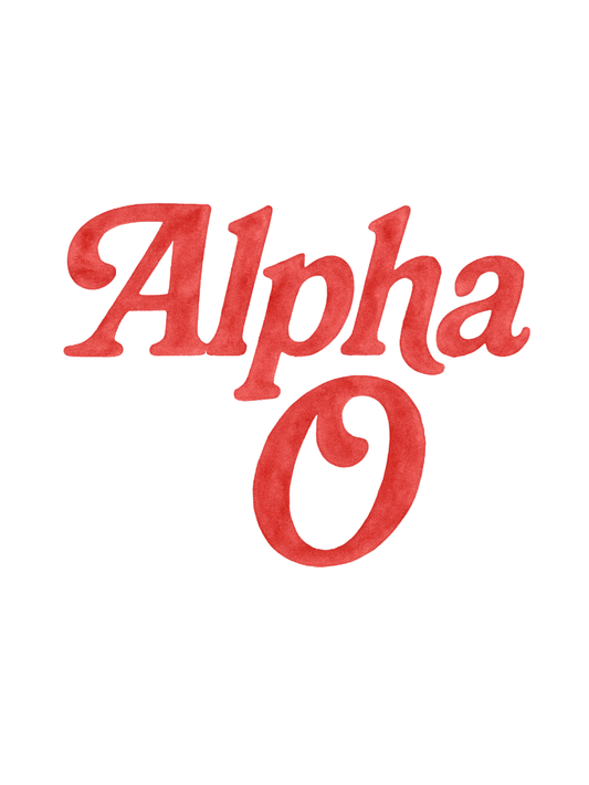 Groovy Alpha O - Art Print