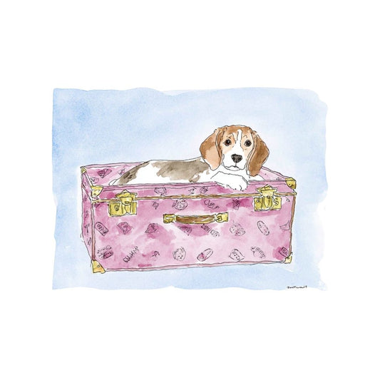 Travel Pup -  Art Print