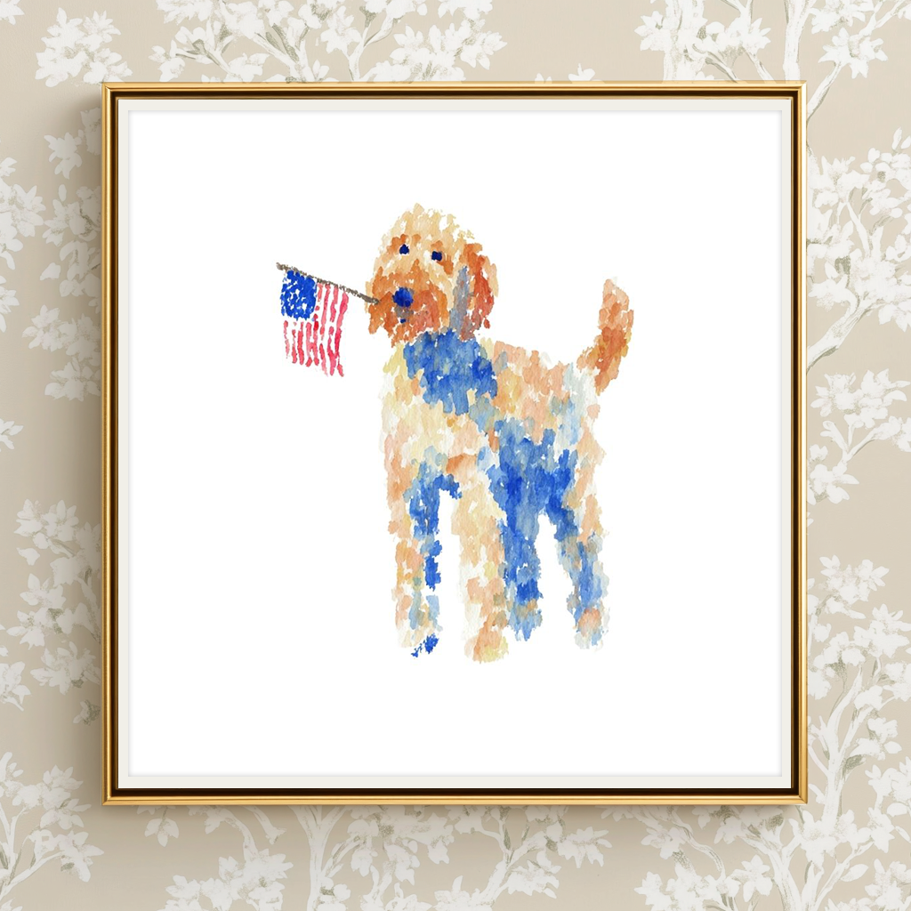 All-American -  Art Print