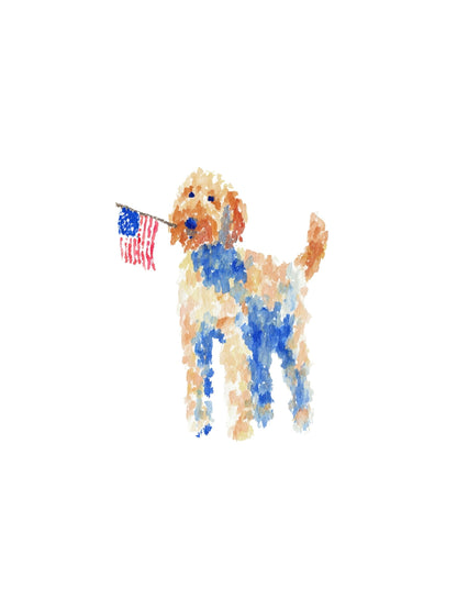 All-American -  Art Print