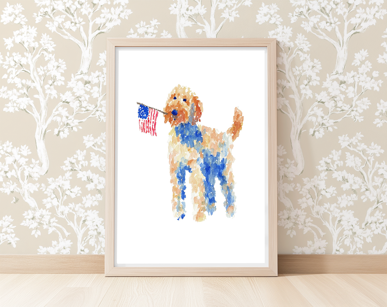 All-American -  Art Print