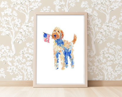 All-American -  Art Print