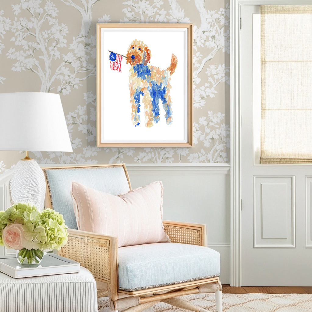All-American -  Art Print