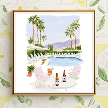 Palm Springs Sips - Art Print