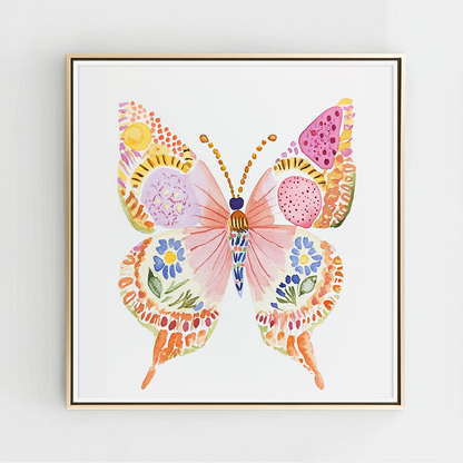 Tie-Dye Butterfly - Art Print