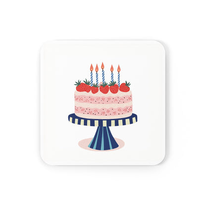 Strawberry Cake Coaster