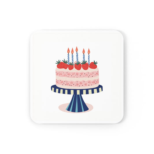 Strawberry Cake Coaster