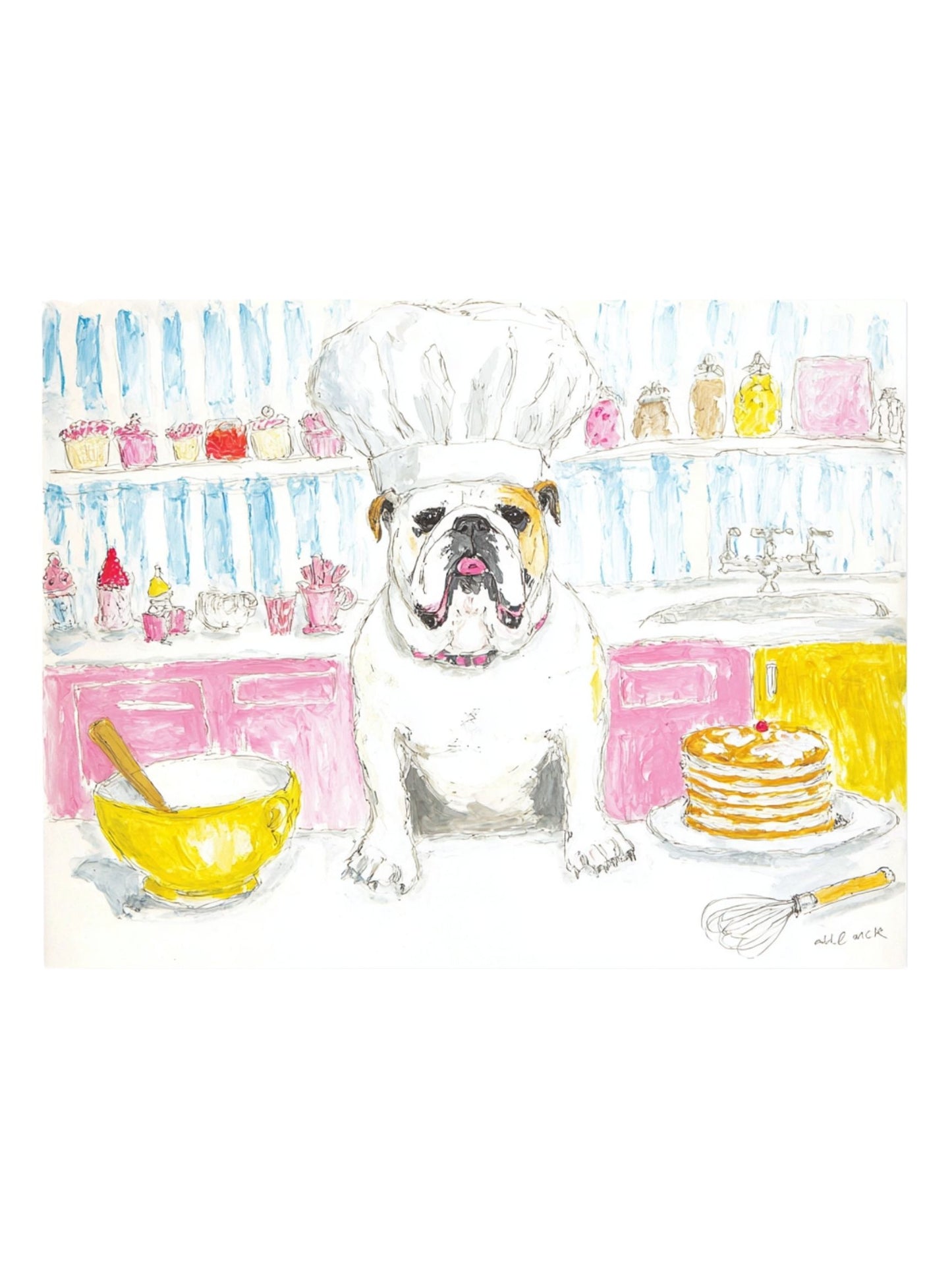 Bulldog Bakery -  Art Print