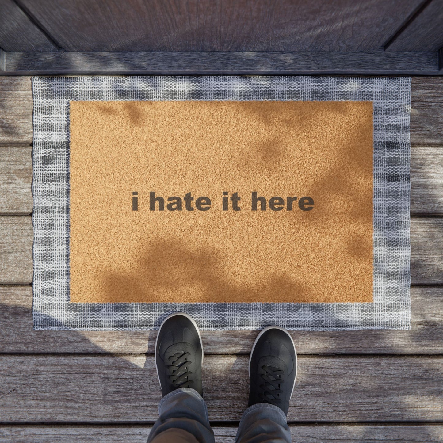 Hate it Here Doormat