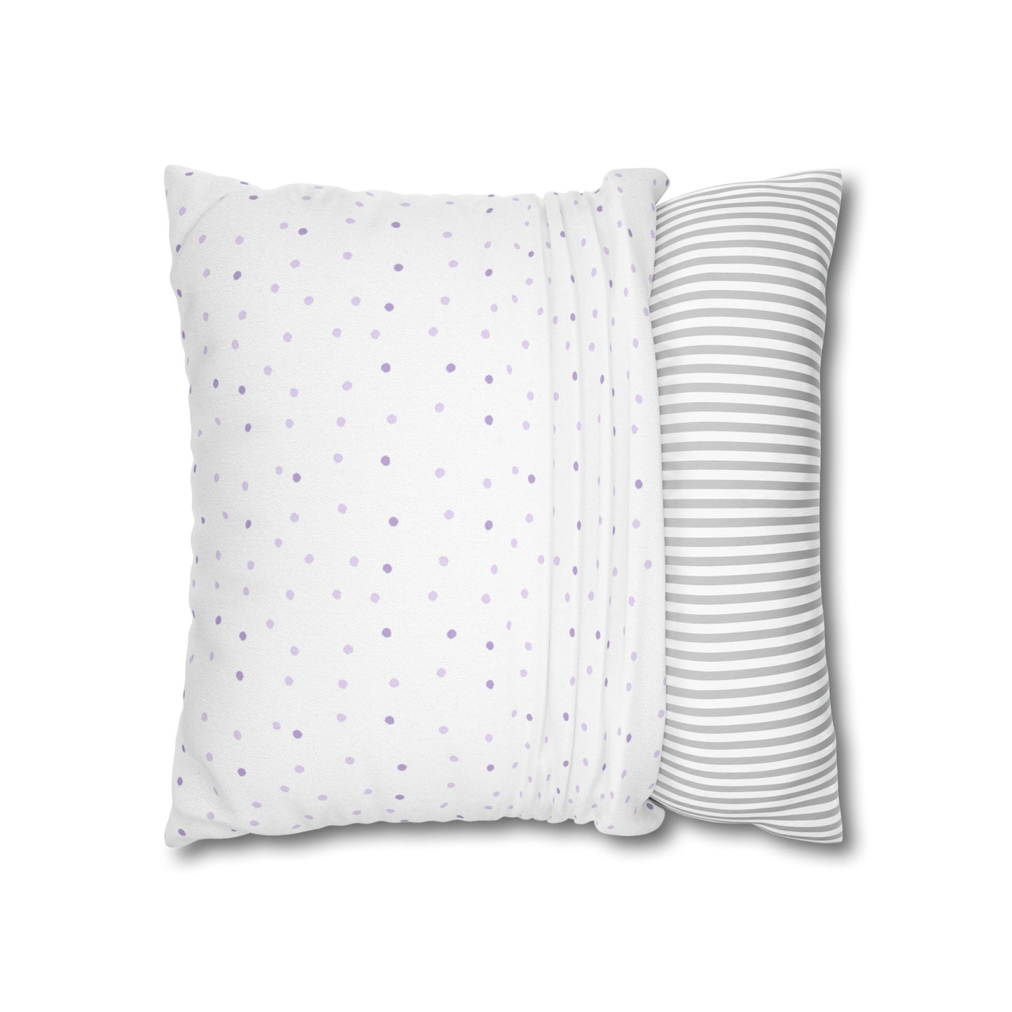 Purple Aria Square Pillowcase