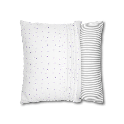 Purple Aria Square Pillowcase