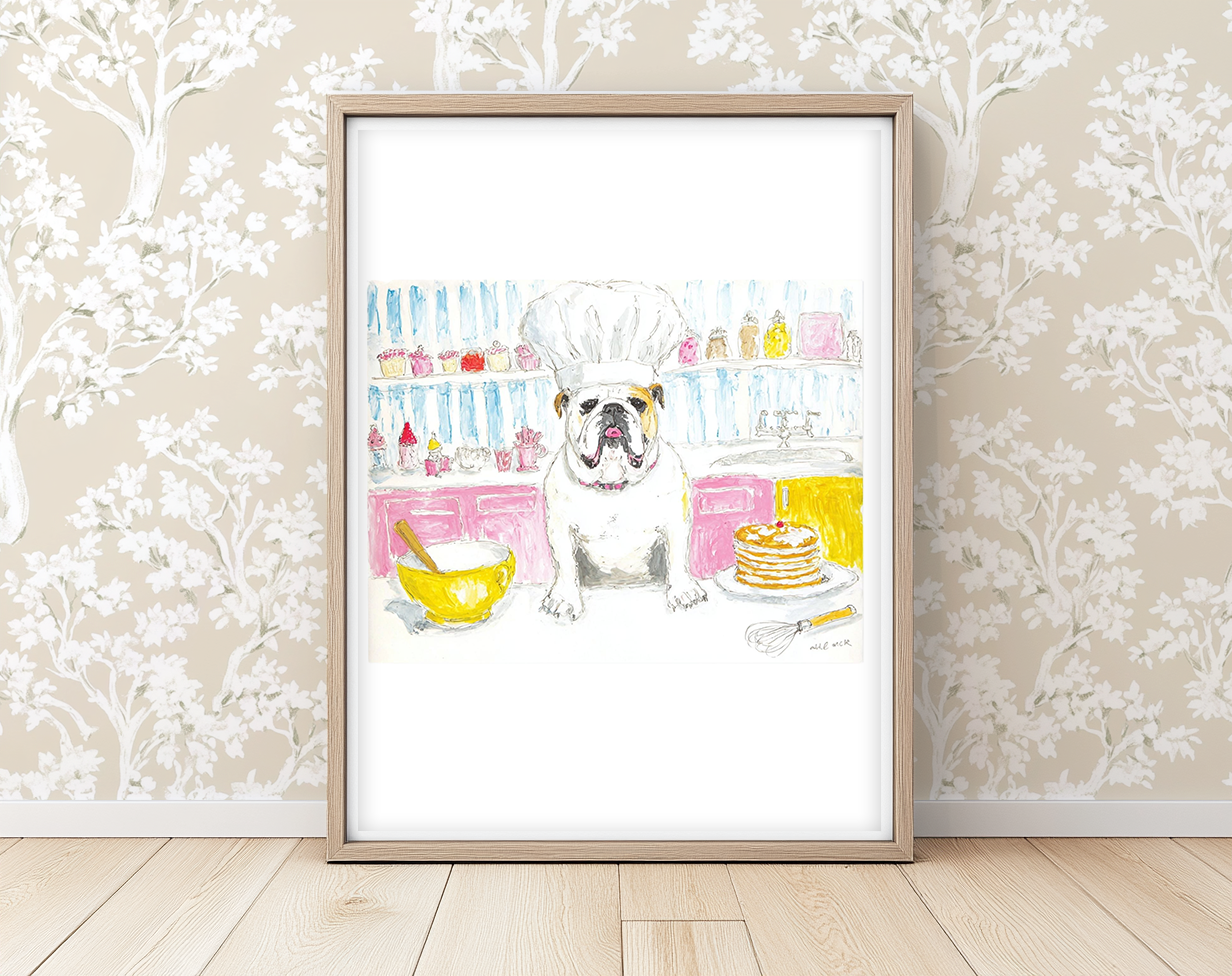 Bulldog Bakery -  Art Print