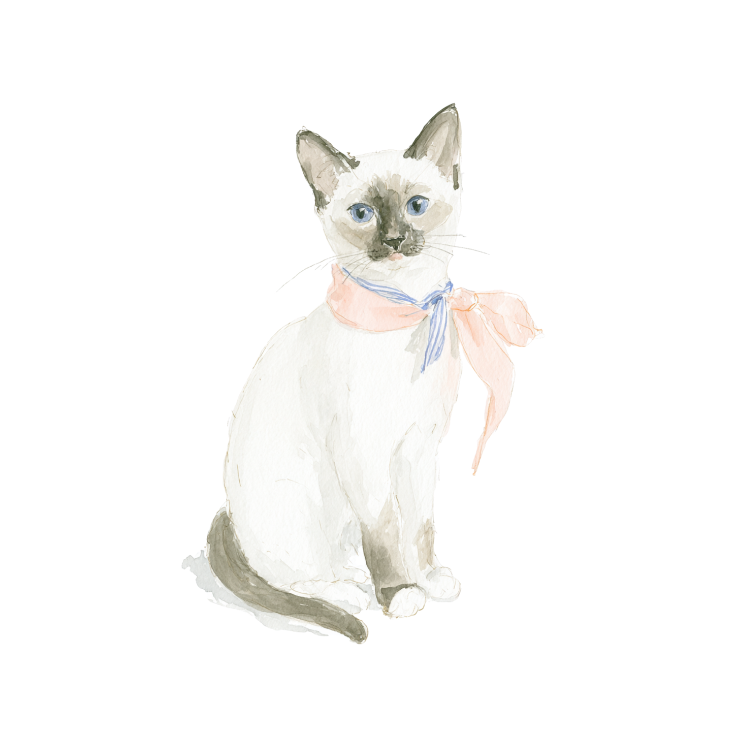 Sassy Siamese - Art Print