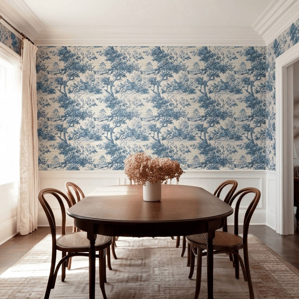 Penelope Lane Faux Grasscloth Wallpaper