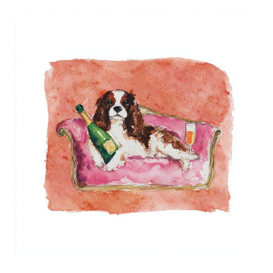 Tipsy Lounger -  Art Print