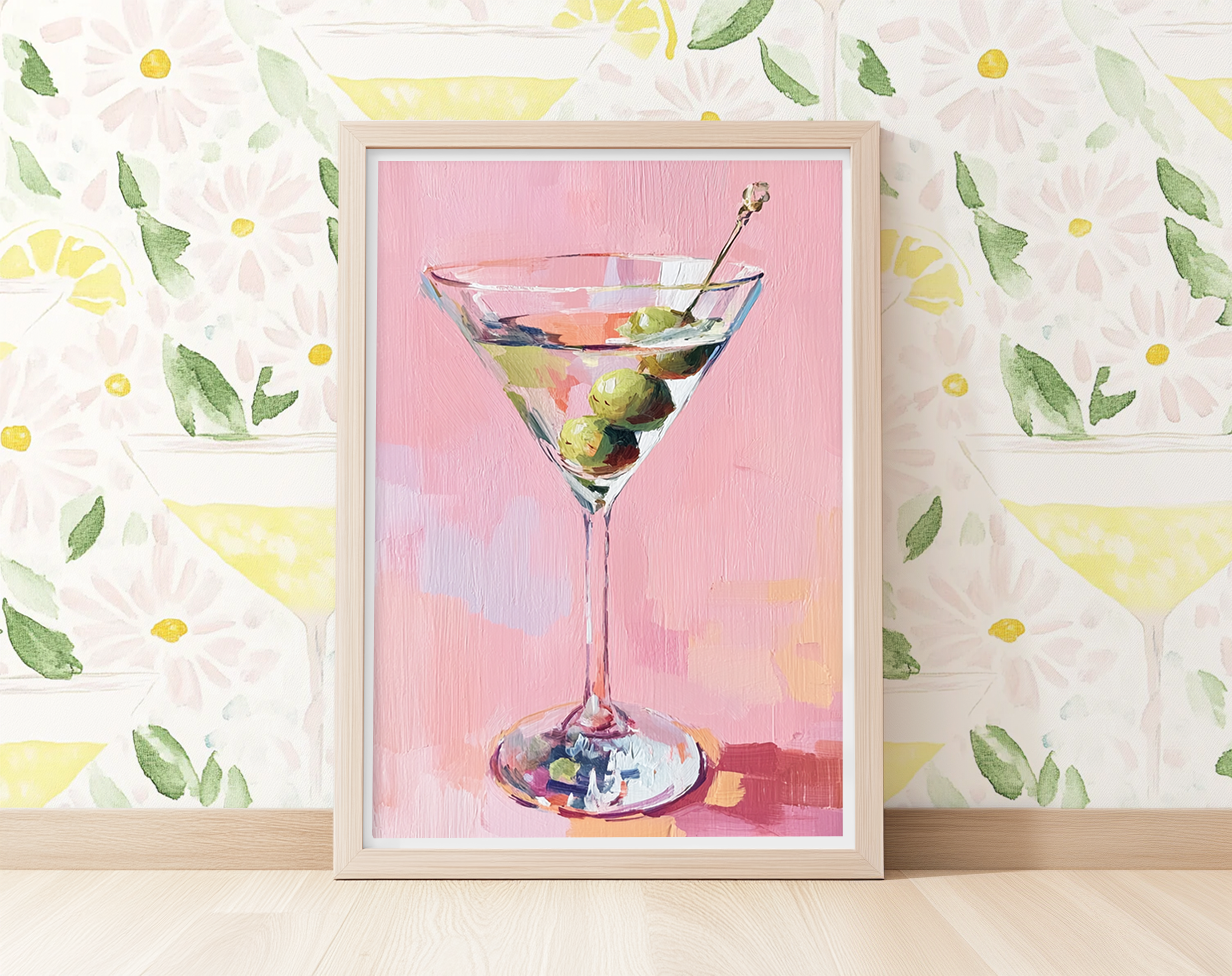 Classic Stir - Pink - Art Print