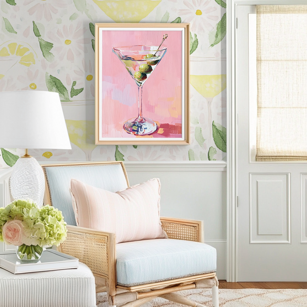 Classic Stir - Pink - Art Print