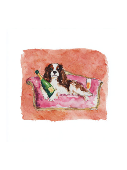 Tipsy Lounger -  Art Print
