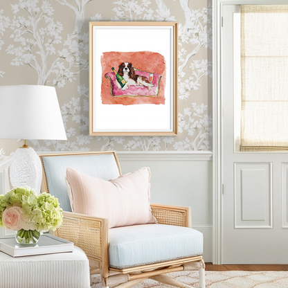 Tipsy Lounger -  Art Print