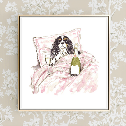 Breakfast in Bed -  Art Print