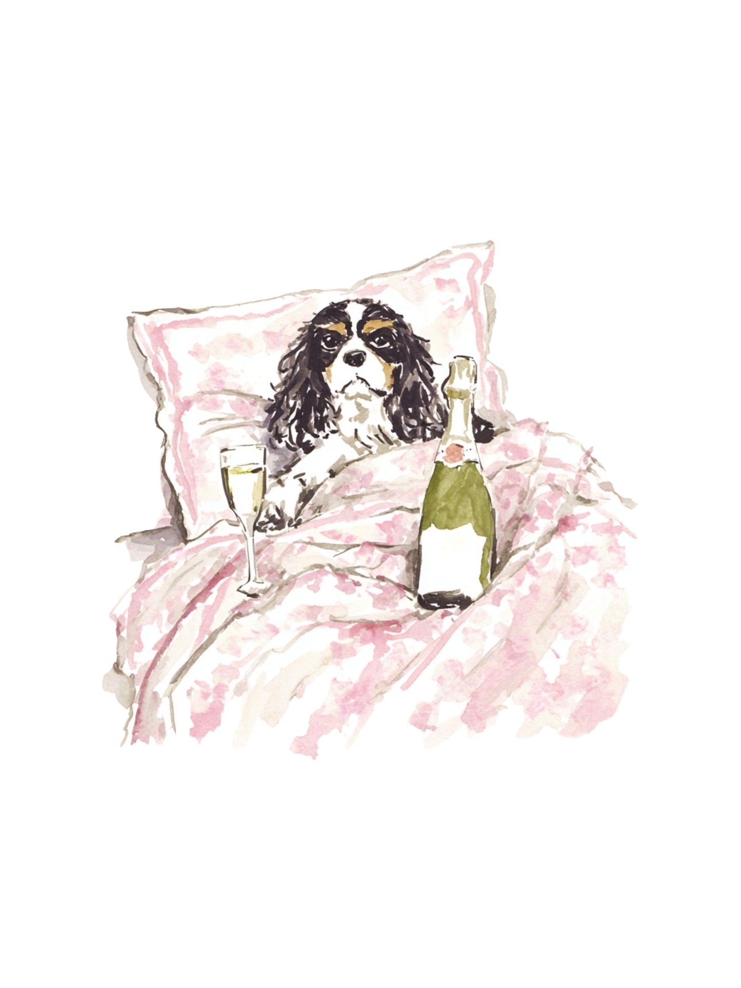 Breakfast in Bed -  Art Print