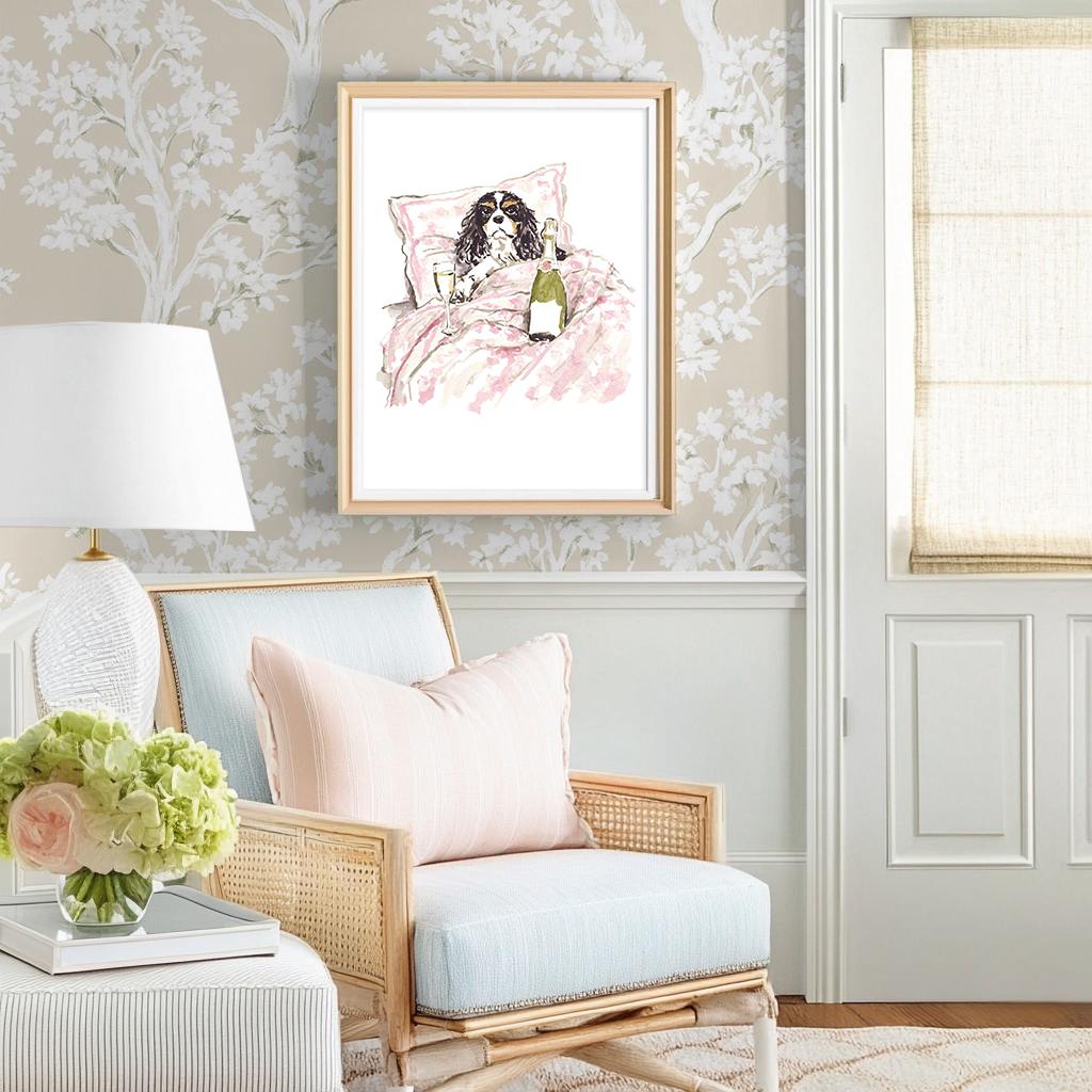 Breakfast in Bed -  Art Print