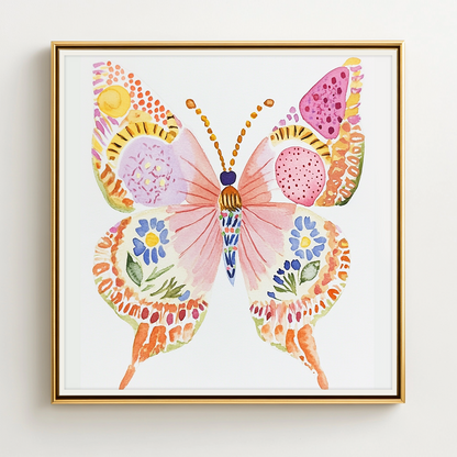 Tie-Dye Butterfly - Art Print