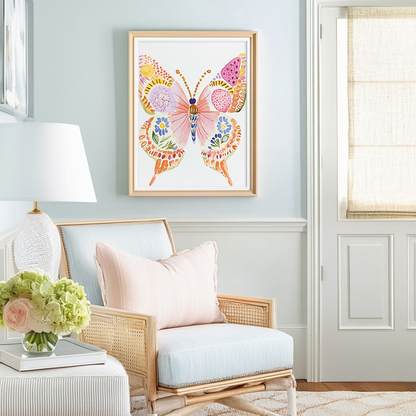 Tie-Dye Butterfly - Art Print