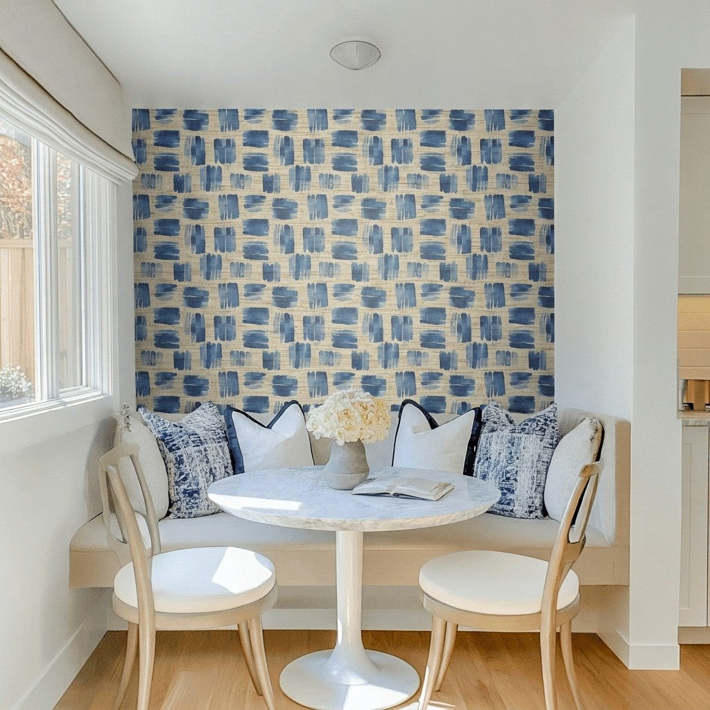 Hilary Faux Grasscloth Wallpaper