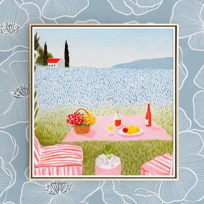 Outdoor Lunch -  Art Print