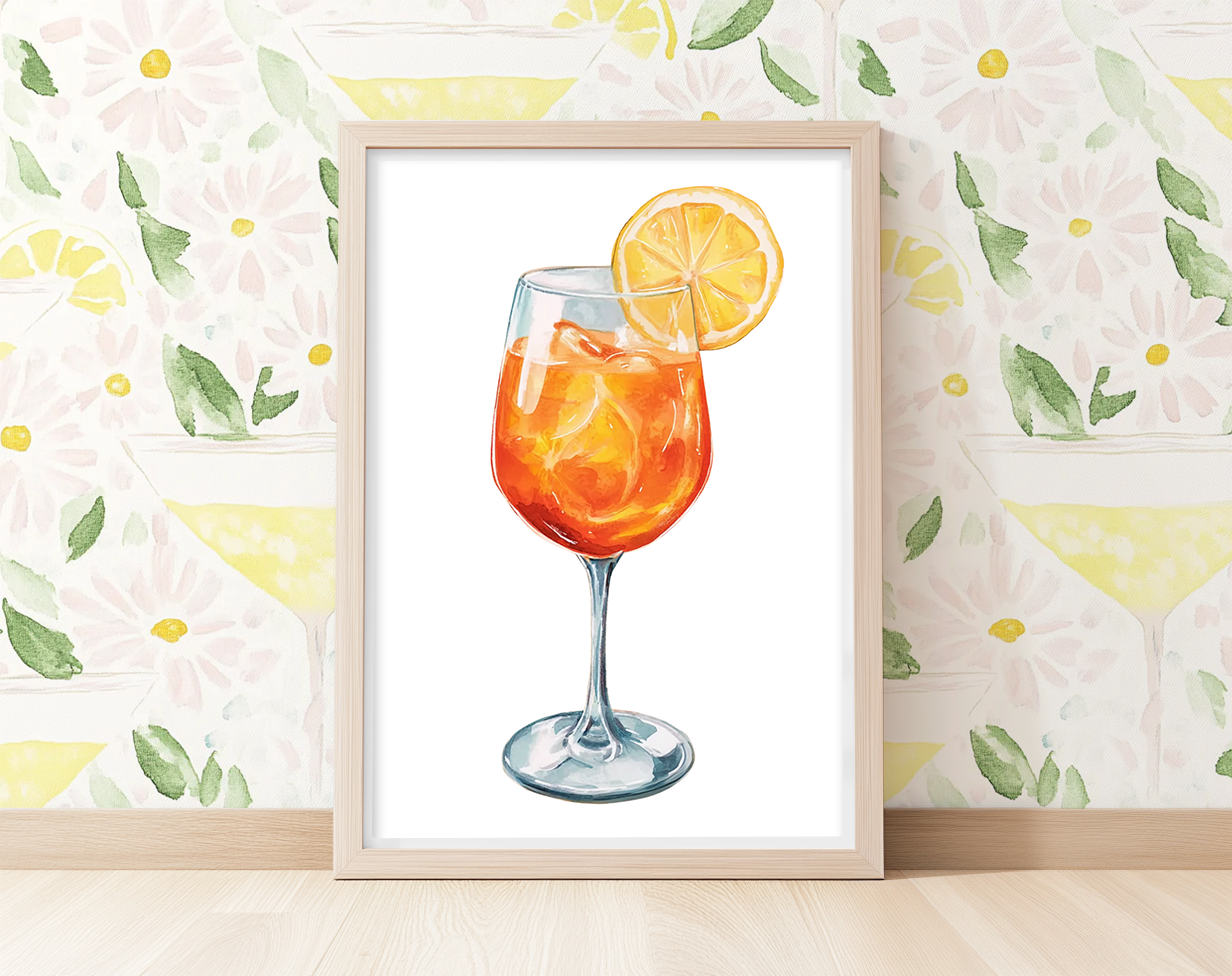 Golden Happy Hour - Art Print