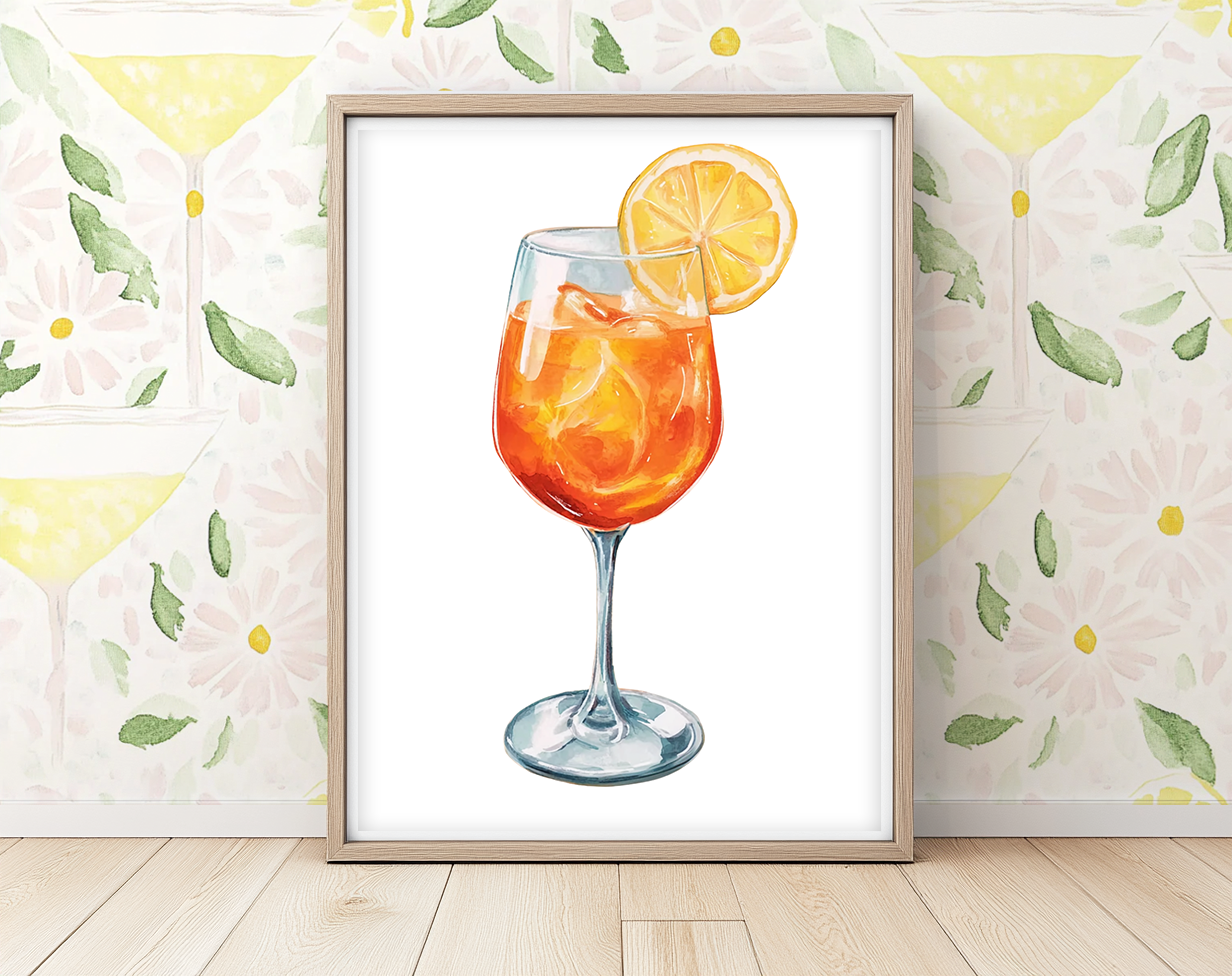 Golden Happy Hour - Art Print