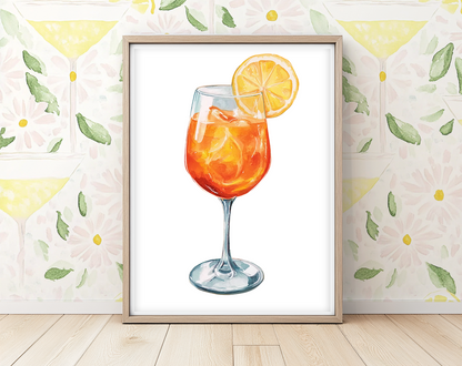 Golden Happy Hour - Art Print