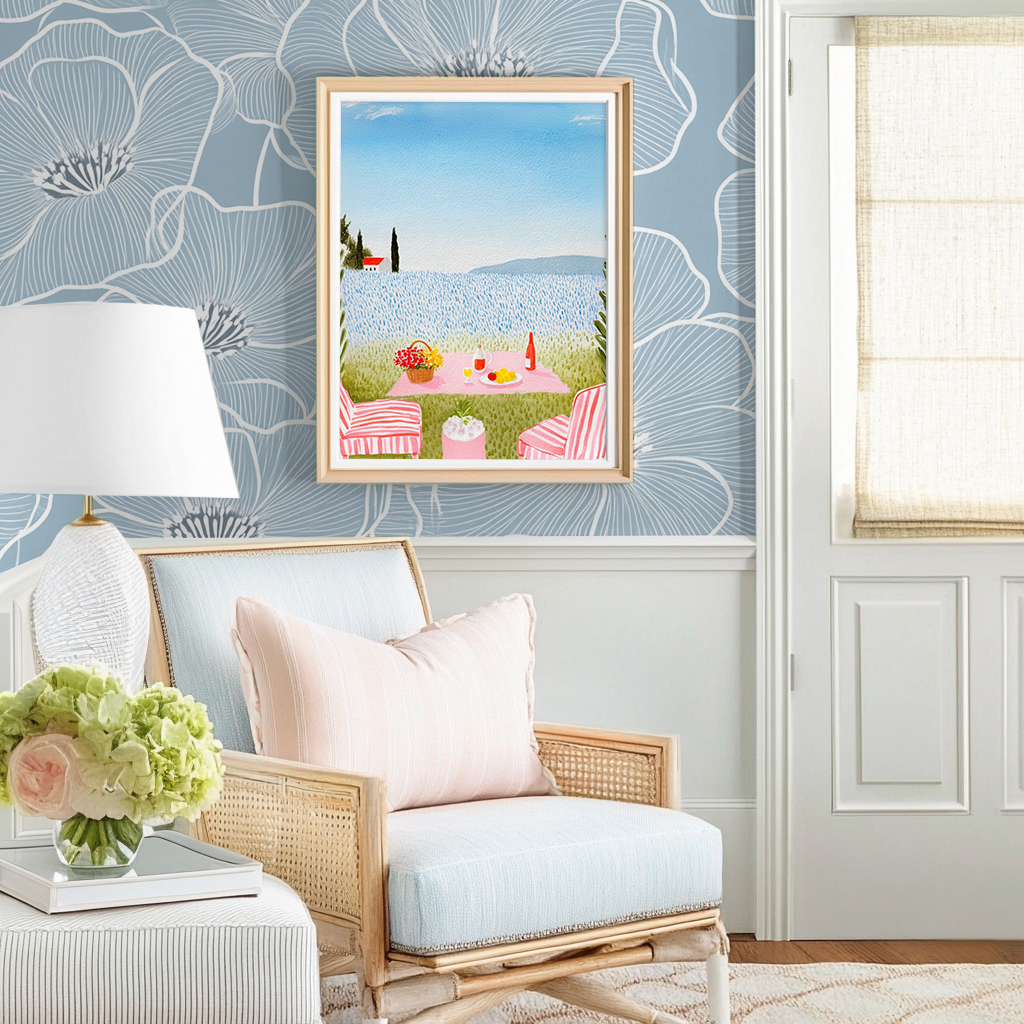 Outdoor Lunch -  Art Print