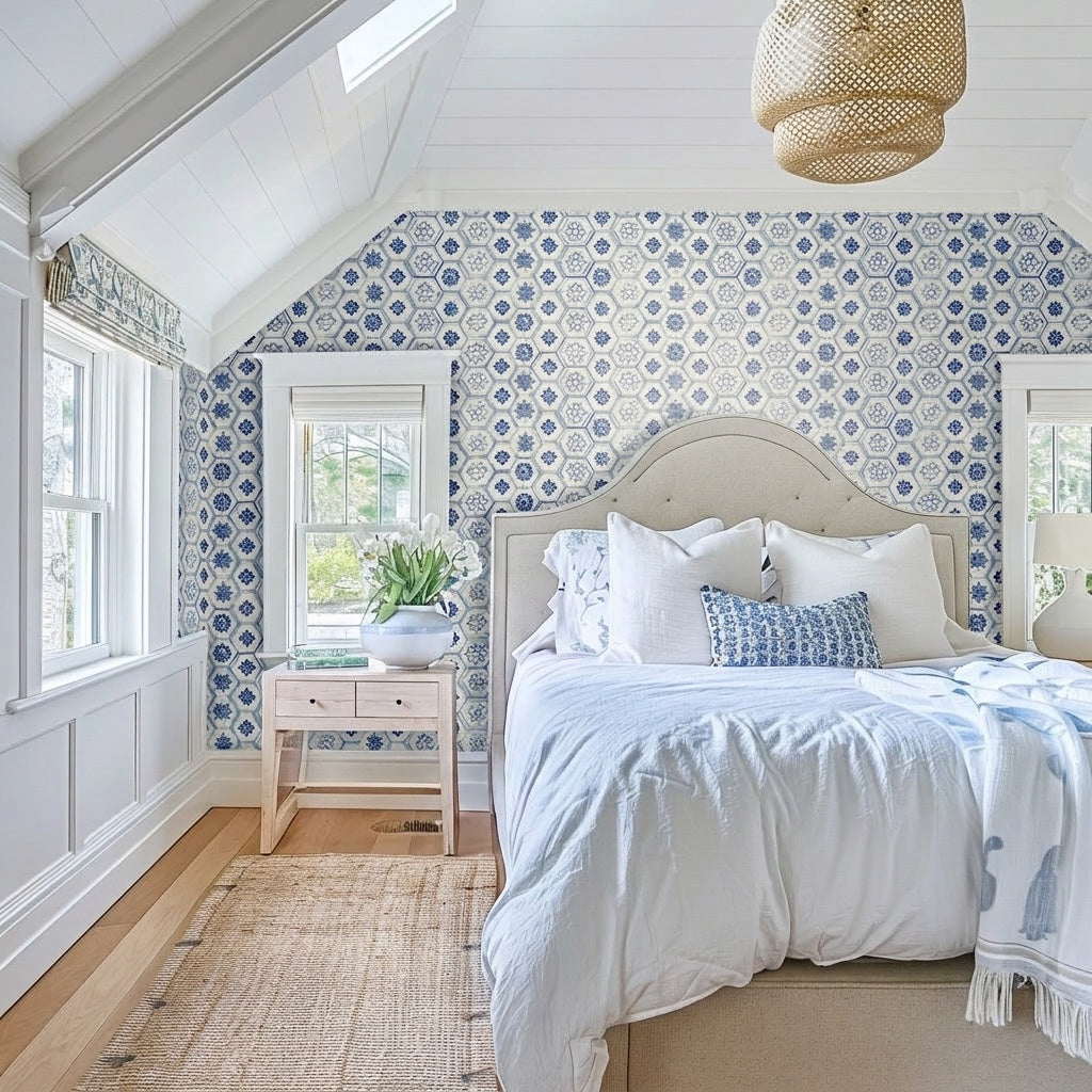 Bailey Faux Grasscloth Wallpaper