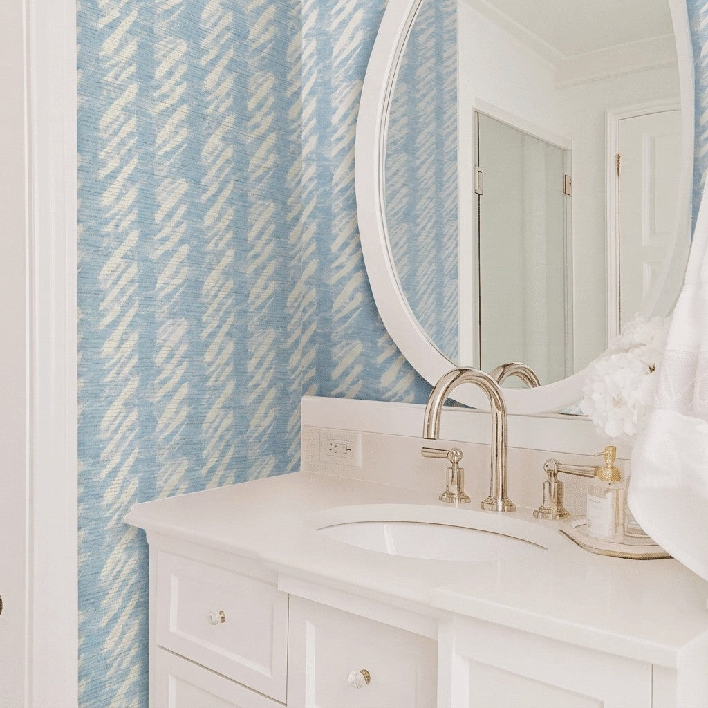 Josephine Faux Grasscloth Wallpaper
