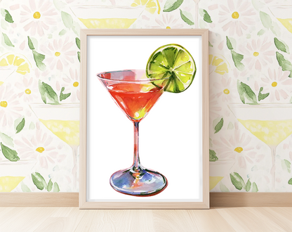 Pink Happy Hour - Art Print