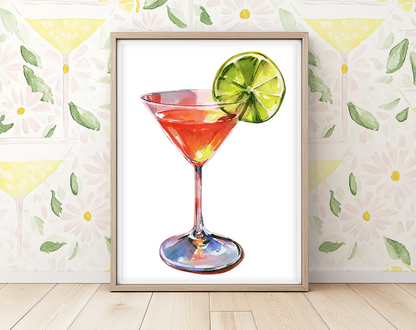 Pink Happy Hour - Art Print