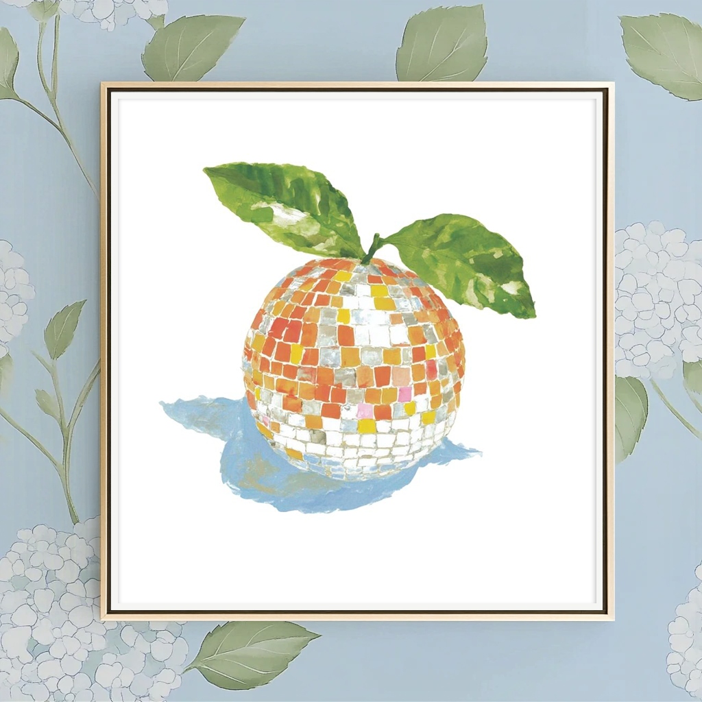 Orange Disco - Art Print