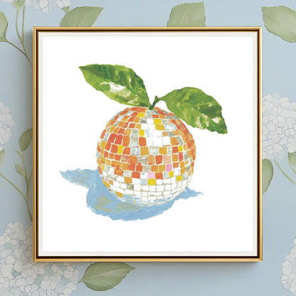 Orange Disco - Art Print