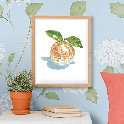 Orange Disco - Art Print