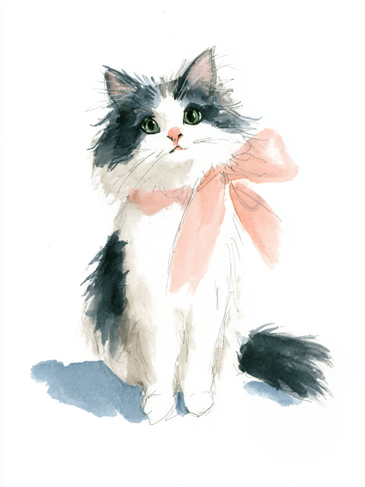 Tuxedo Tails - Art Print