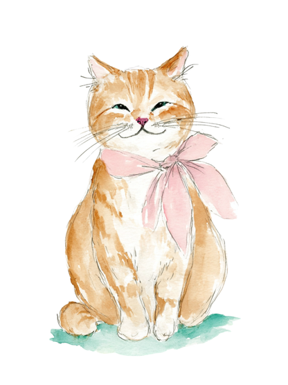 Orange Tabby - Art Print
